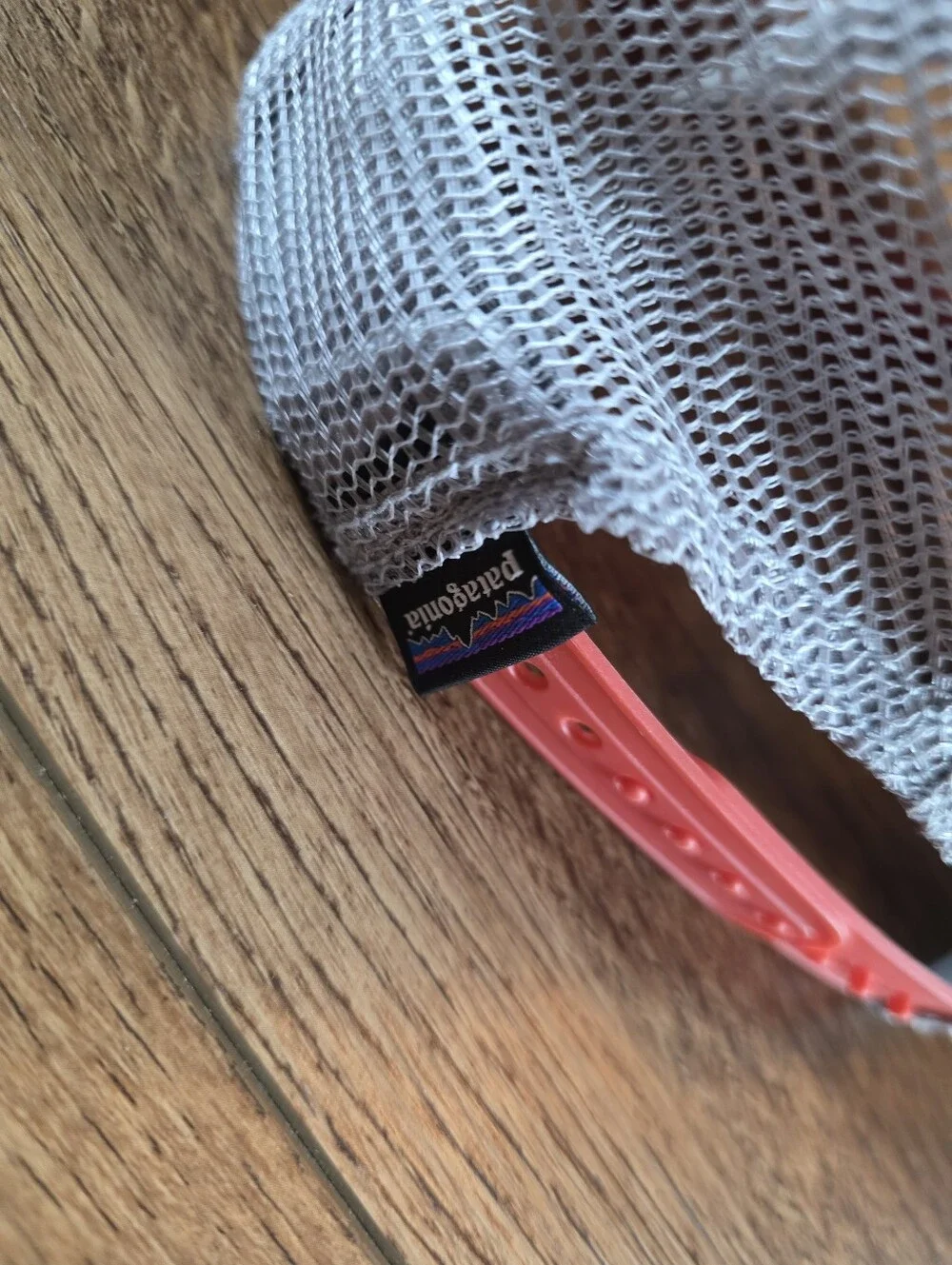 Patagonia Black Front Coral Brim Mesh Trucker Hat